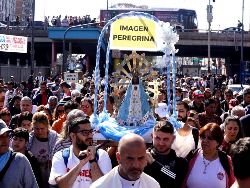 Peregrinación a Luján: cómo será el operativo para acompañar a los fieles durante los 60 kilómetros