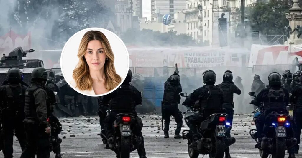 Marcela Pagano criticó al Gobierno tras los incidentes en la marcha universitaria: “Esta es la democracia de Milei”